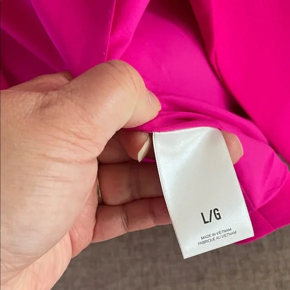 Gorgeous Express Fuchsia blazer jacket with open front L - Picture 6 of 7